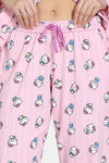 Zivame Hello Kitty Knit Cotton Pyjama Set - Fairy Tale — thumbnail 7